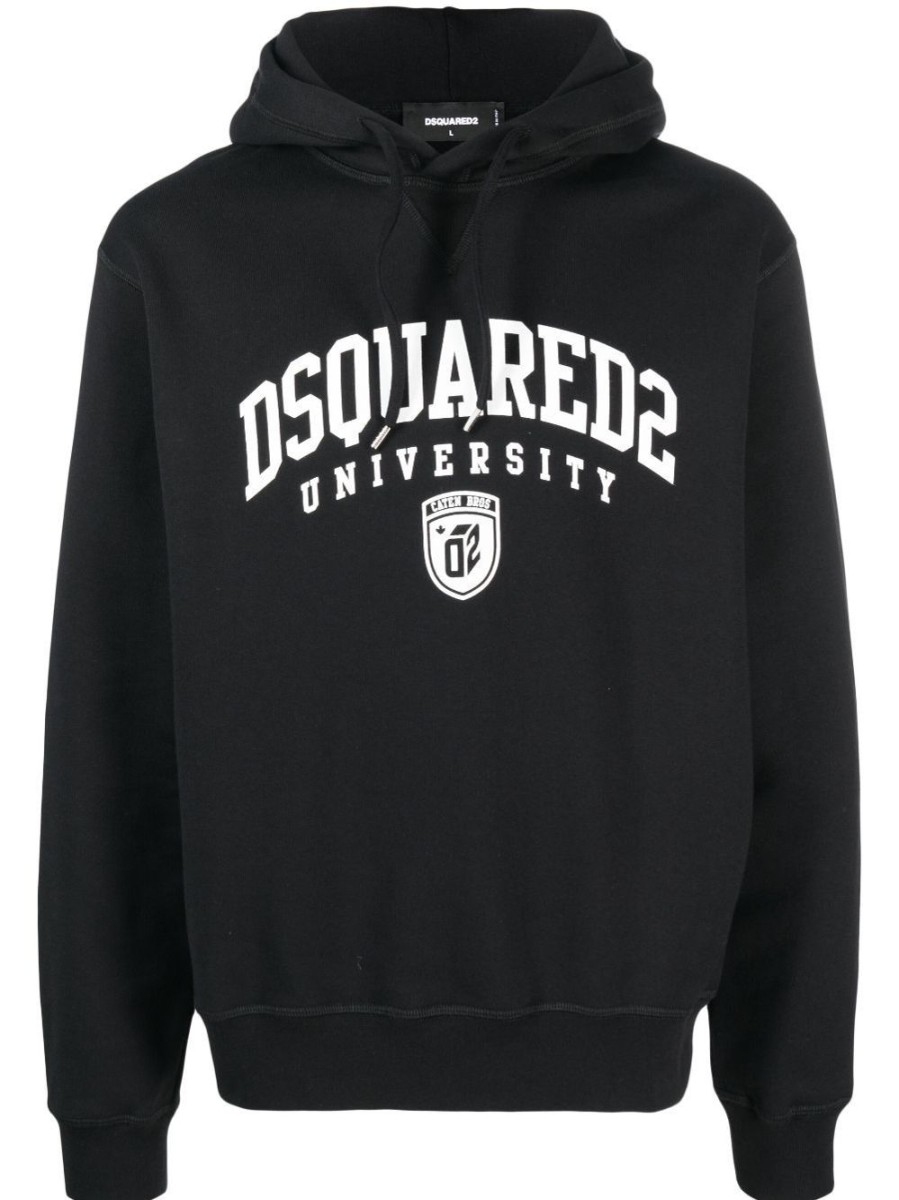 Uomo DSQUARED2 Felpe | Felpa Con Cappuccio