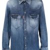 Uomo DSQUARED2 Camicie | Camicia In Denim