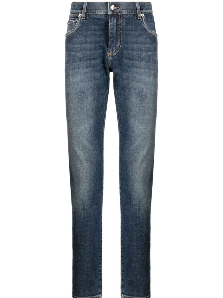 Uomo DOLCE&GABBANA Jeans | Jeans Slim Fit Dg Essentials