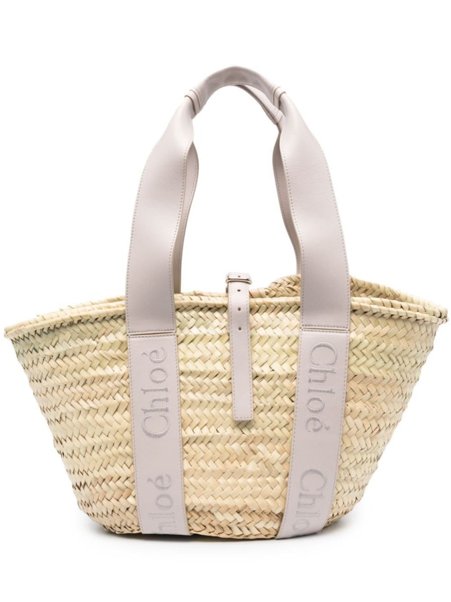 Donna CHLOE' Borse A Mano | Borsa Tote In Paglia Sense