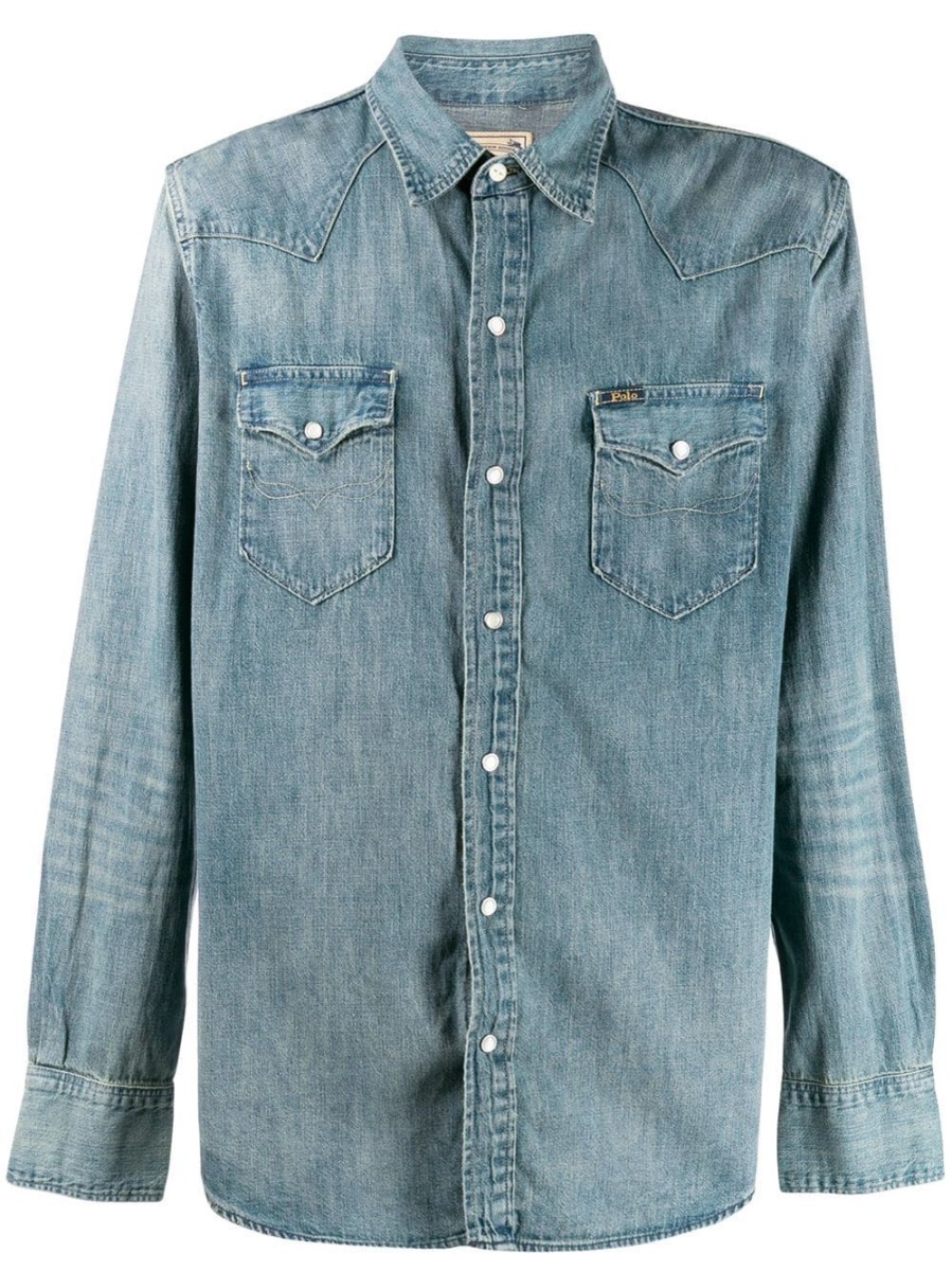 Uomo RALPH LAUREN Camicie | Camicia In Denim