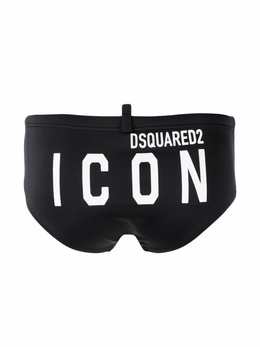 Uomo DSQUARED2 Costumi | Costume Da Bagno Slip