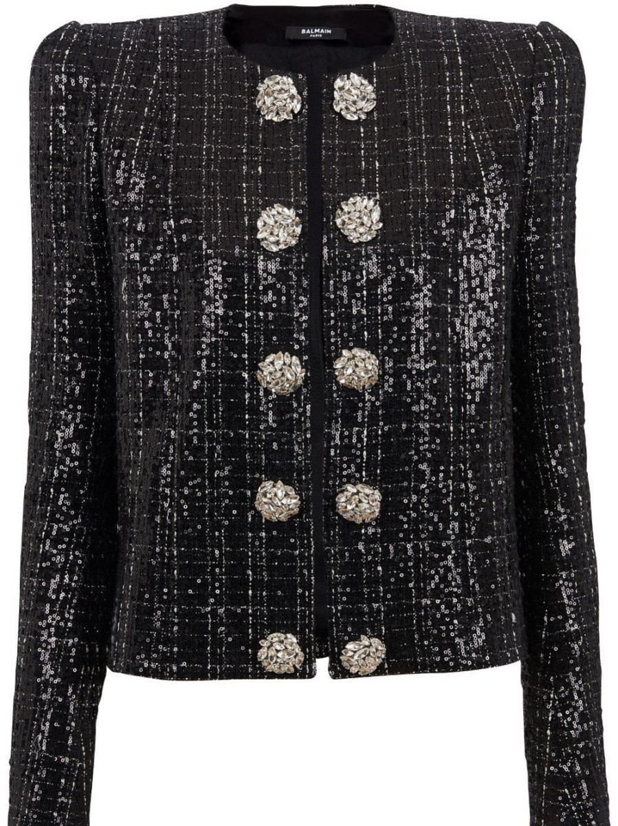 Donna BALMAIN Capispalla | Giacca In Tweed