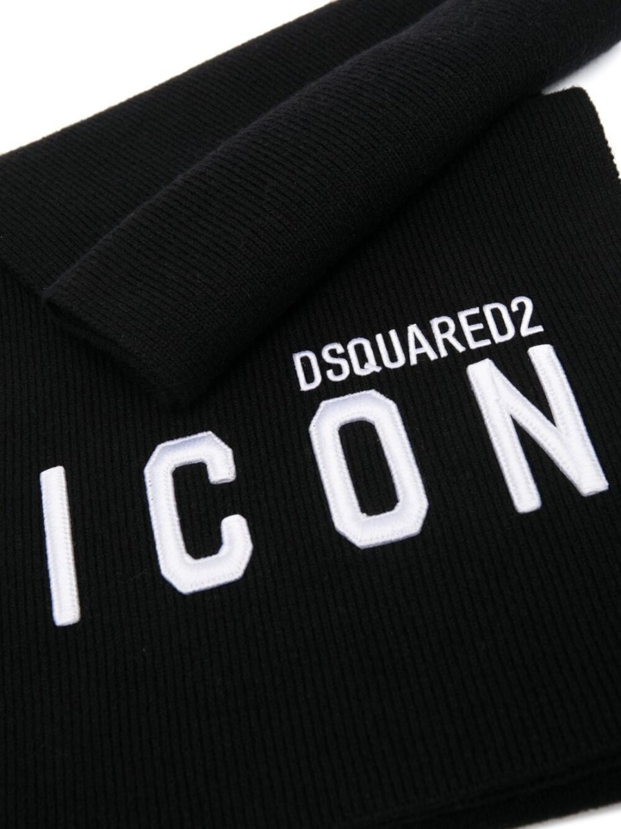 Uomo DSQUARED2 Sciarpe | Sciarpa A Coste