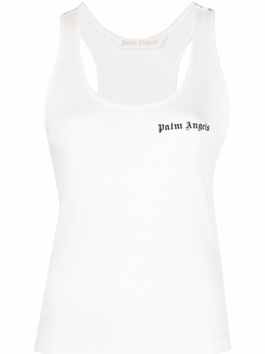 Donna PALM ANGELS Top | Canotta Con Stampa Logo