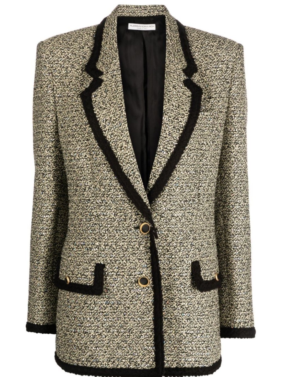 Donna ALESSANDRA RICH Blazer | Blazer Monopetto In Tweed