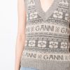 Donna GANNI Gilet | Gilet In Maglia