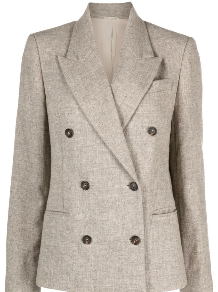 Donna BRUNELLO CUCINELLI Blazer | Blazer Doppiopetto