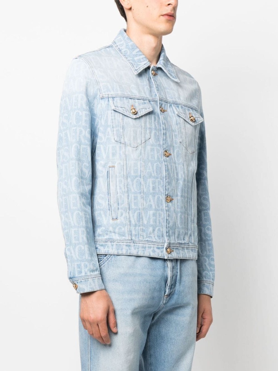 Uomo VERSACE Capispalla | Giacca In Denim