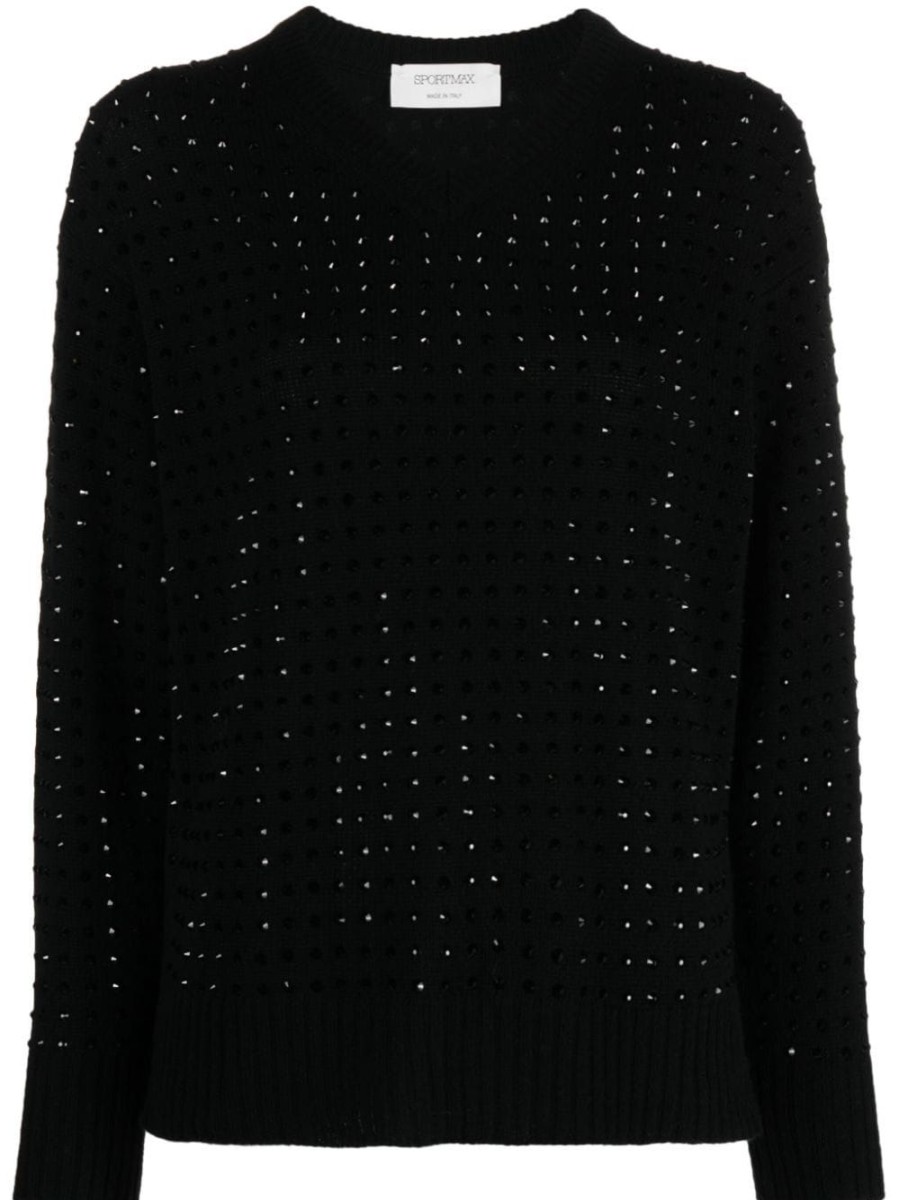 Donna SPORTMAX Top | Maglione Con Strass