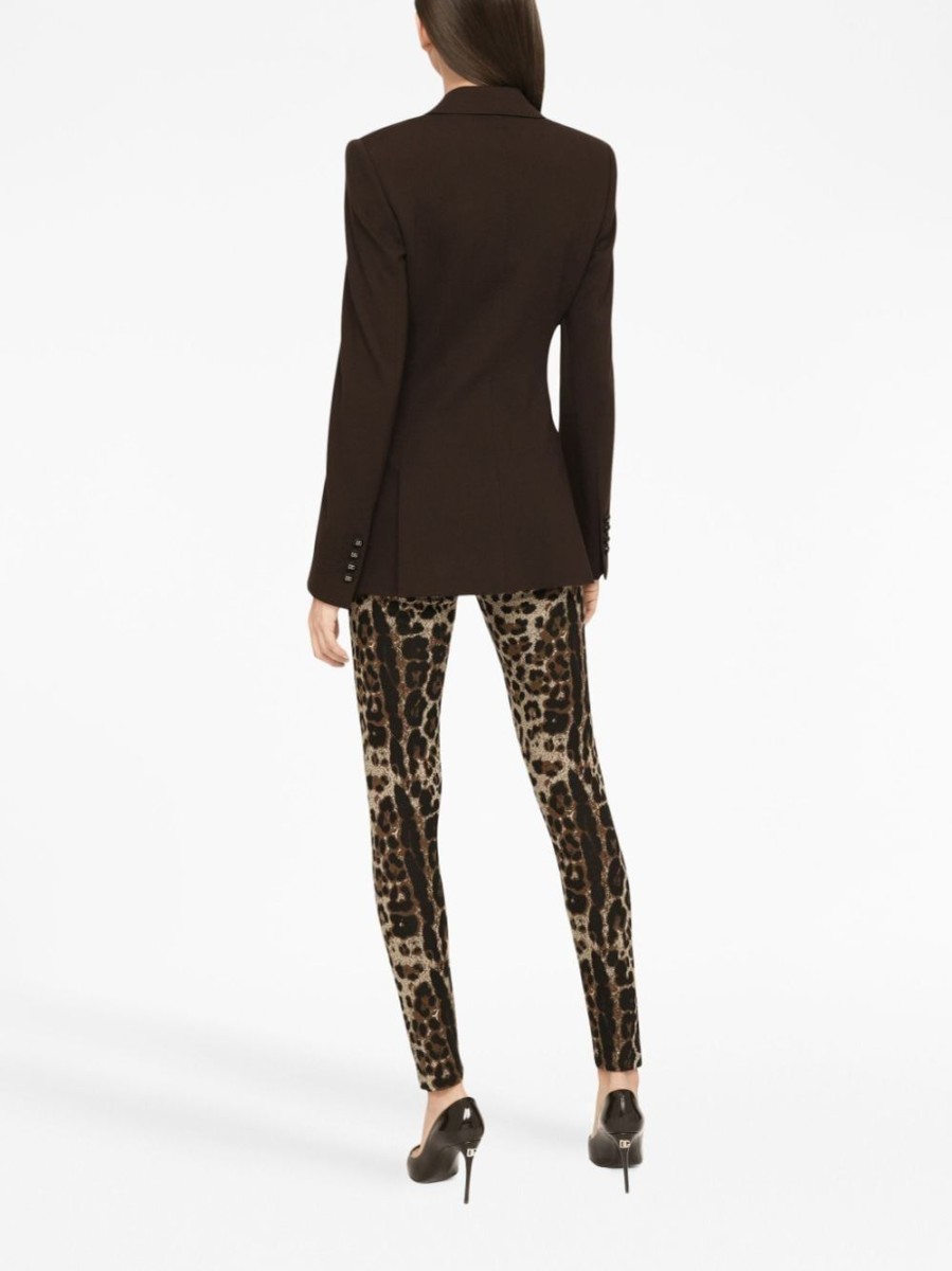 Donna DOLCE&GABBANA Pantaloni | Leggings Leopardati