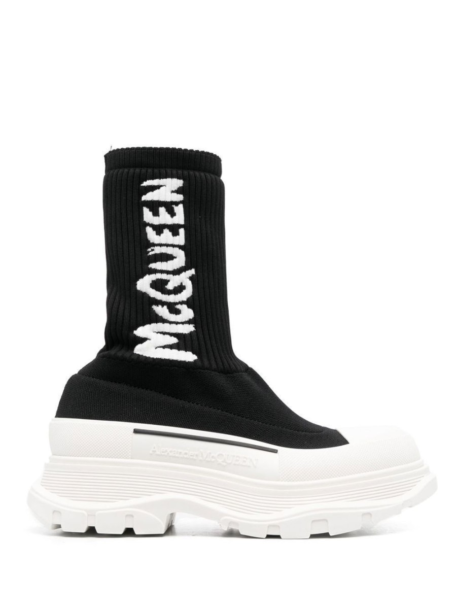 Donna ALEXANDER MCQUEEN Sneakers | Sneakers A Calzino Con Logo