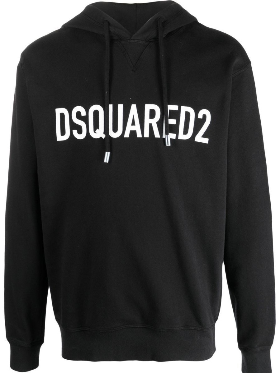 Uomo DSQUARED2 Felpe | Felpa Con Cappuccio