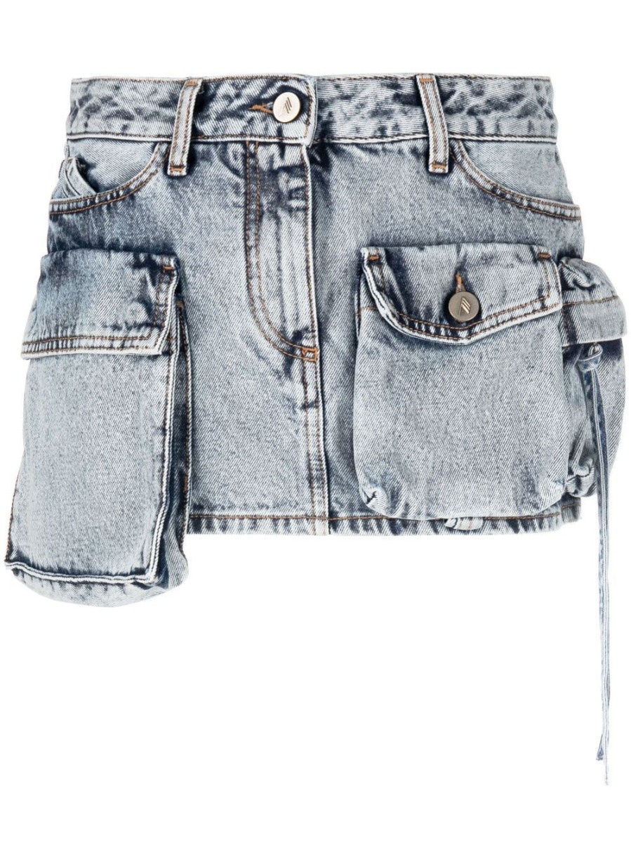 Donna THE ATTICO Gonne | Fay Denim Miniskirt