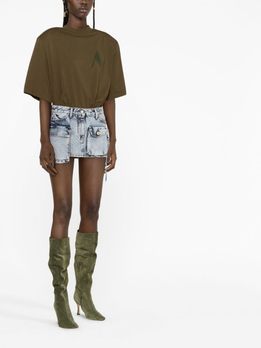 Donna THE ATTICO Gonne | Fay Denim Miniskirt