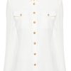 Donna BALMAIN Camicie | Camicia In Seta