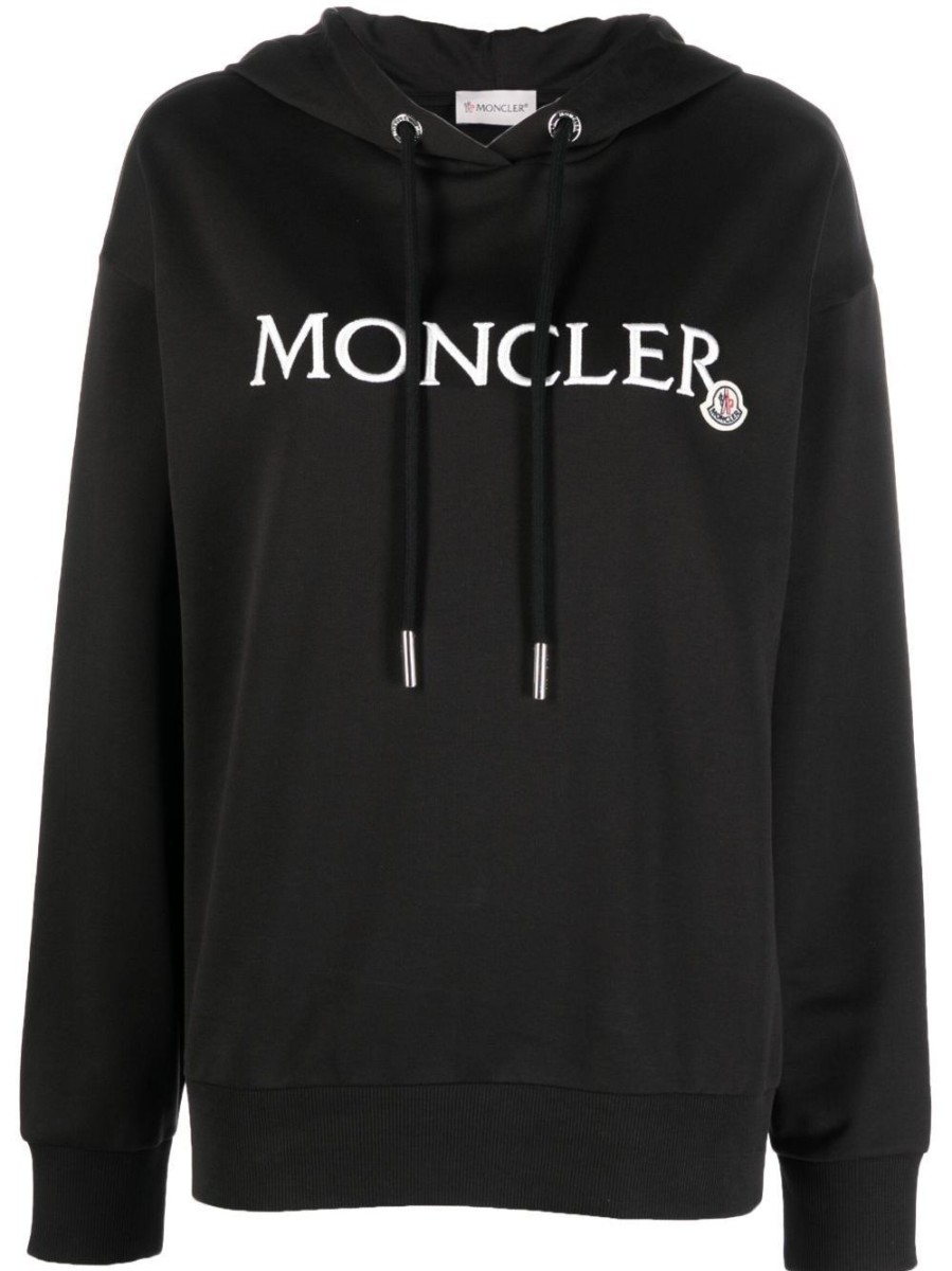 Donna MONCLER Felpe | Felpa Con Cappuccio