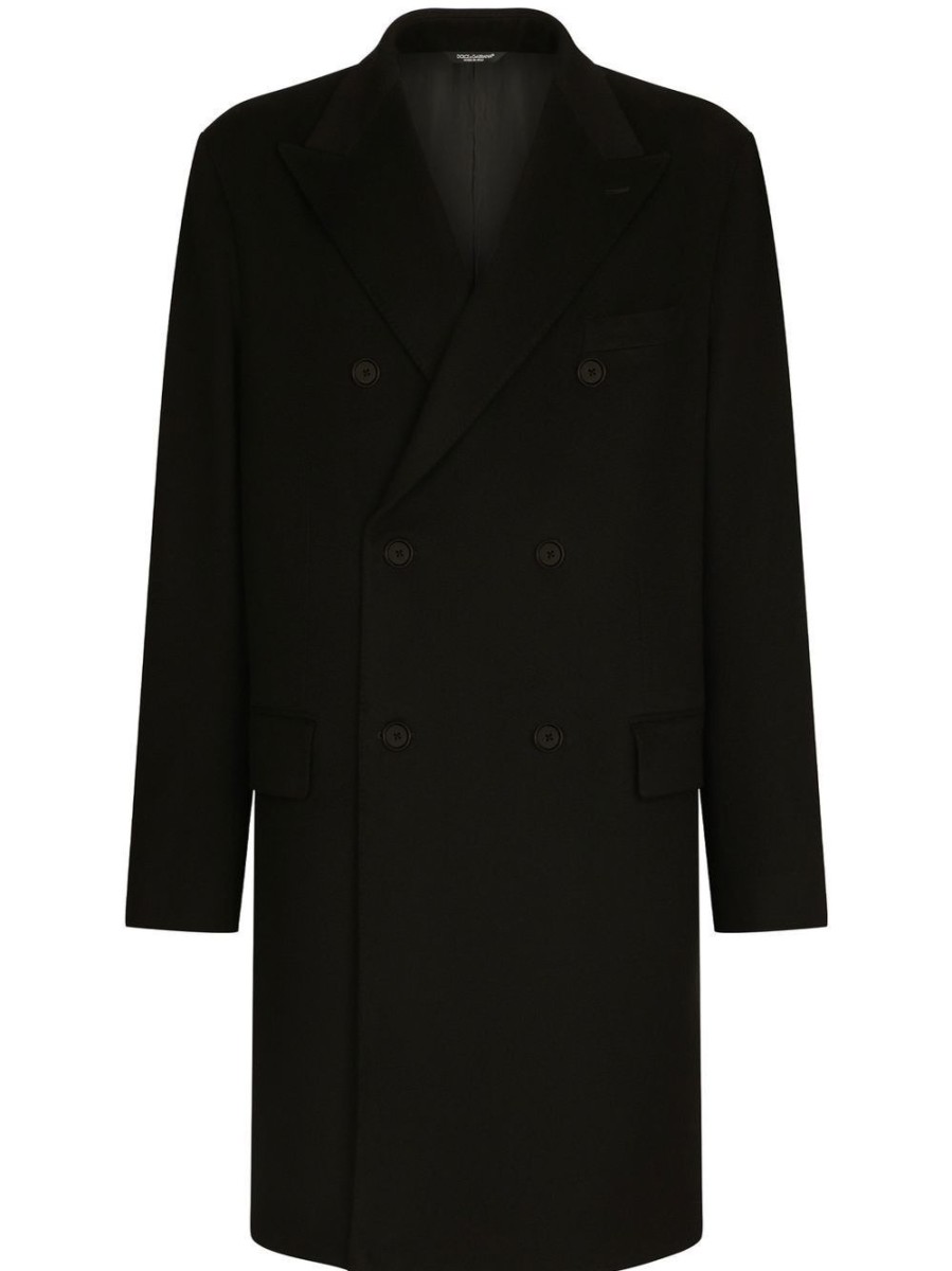 Uomo DOLCE&GABBANA Capispalla | Cappotto Doppiopetto