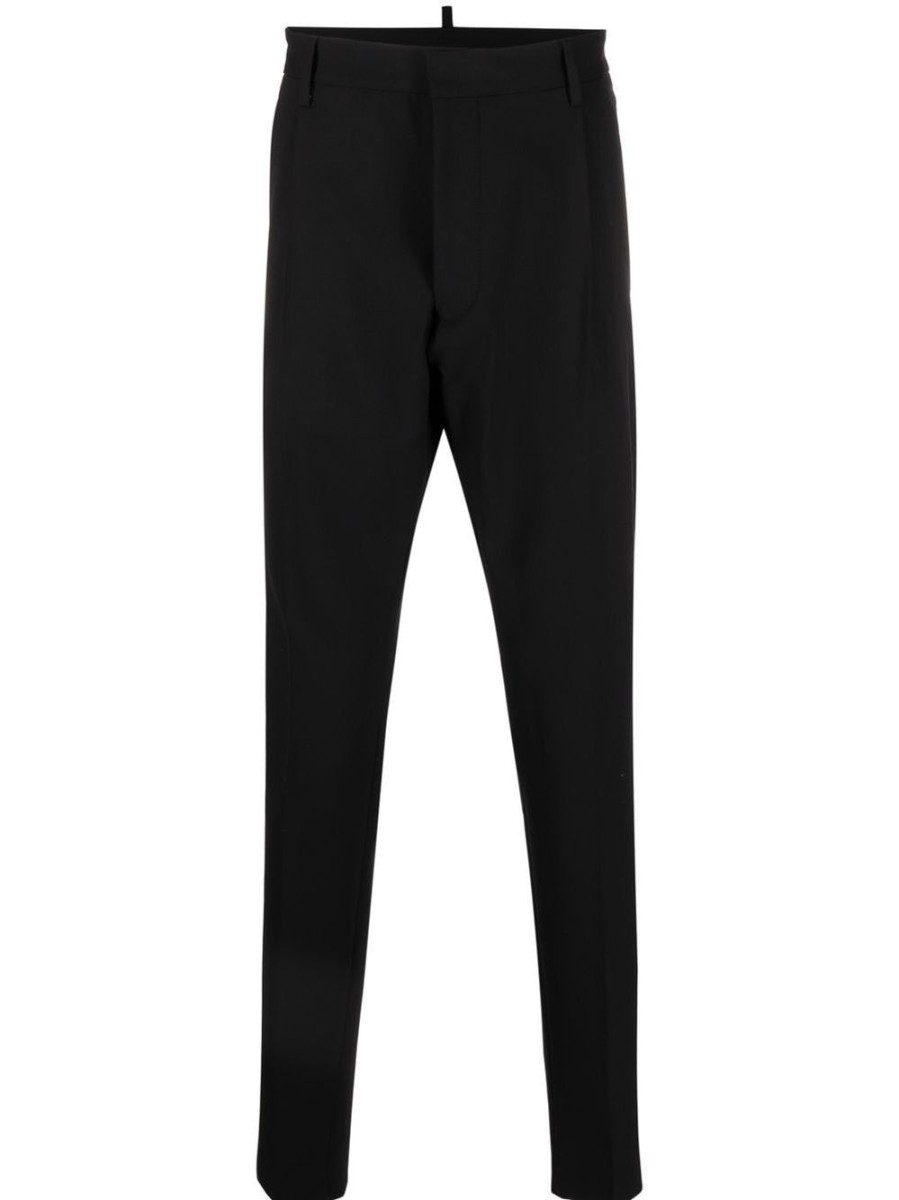 Uomo DSQUARED2 Pantaloni | Pantaloni Cropped Slim-Cut