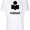 Uomo MARANT T-Shirt | Isabel Marant- T-Shirt Con Stampa Logo