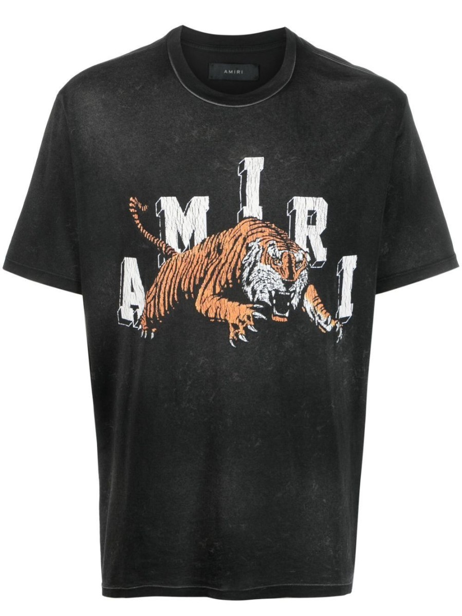 Uomo AMIRI T-Shirt | T-Shirt Vintage Tiger