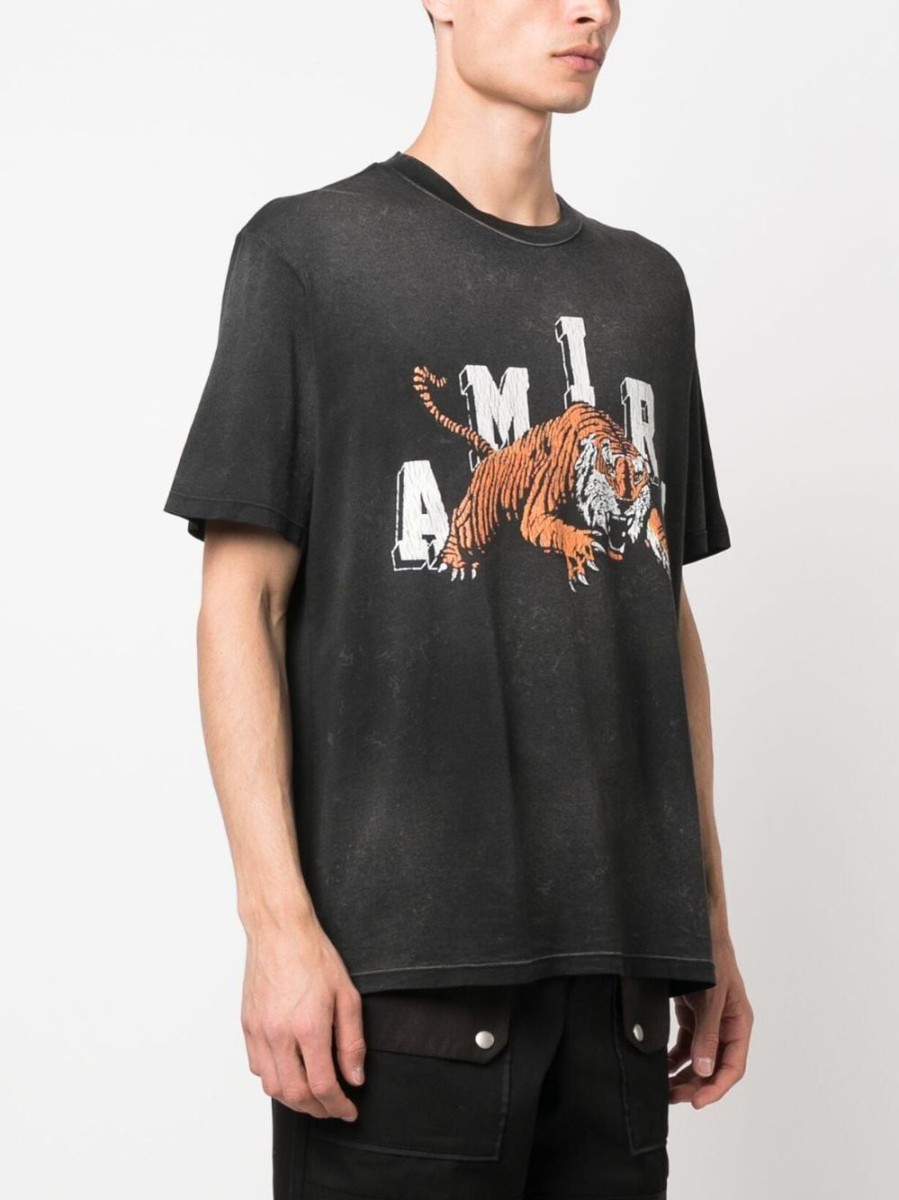 Uomo AMIRI T-Shirt | T-Shirt Vintage Tiger