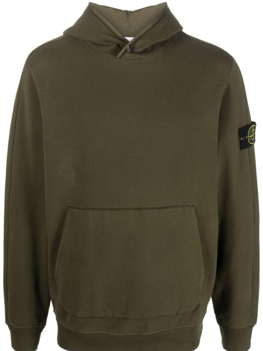 Uomo STONE ISLAND Felpe | Felpa Con Cappuccio