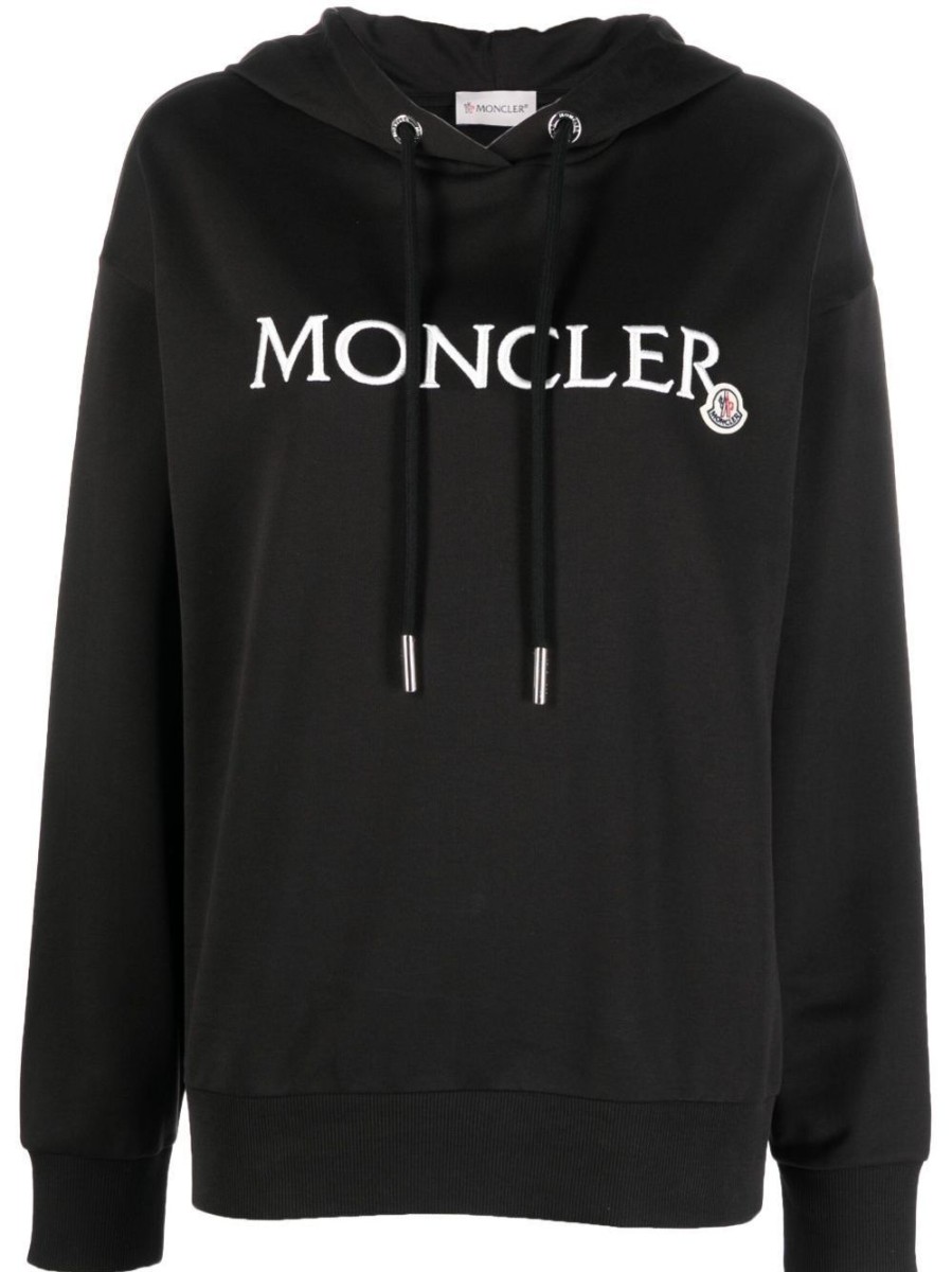 Donna MONCLER Felpe | Felpa Con Cappuccio