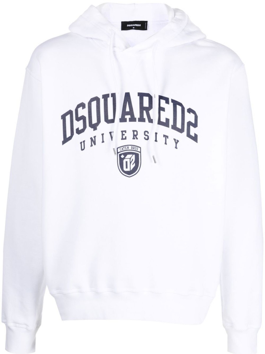 Uomo DSQUARED2 Felpe | Felpa Con Cappuccio