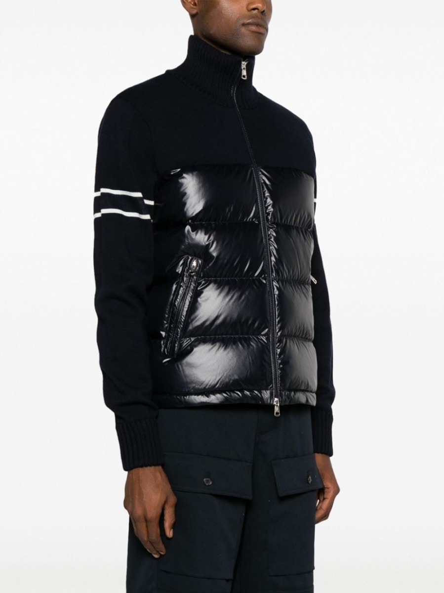 Uomo MONCLER Cardigan | Cardigan Imbottito