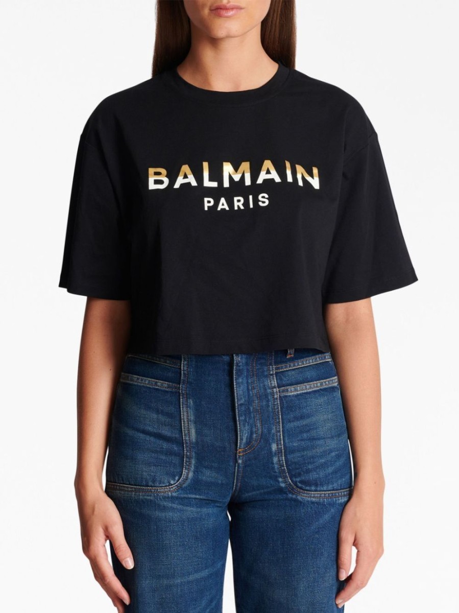 Donna BALMAIN T-Shirt | T-Shirt Cropped