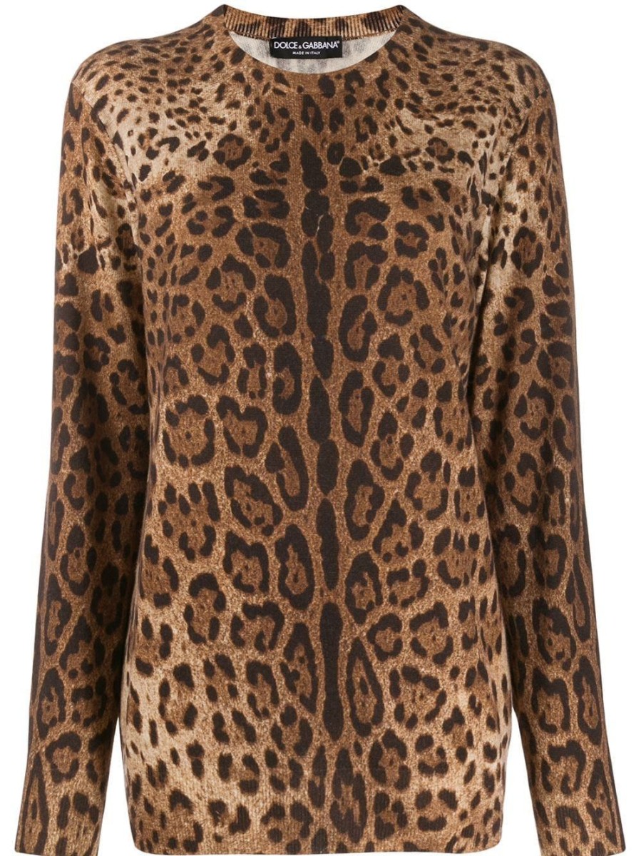 Donna DOLCE&GABBANA Maglieria | Maglione Leopardato