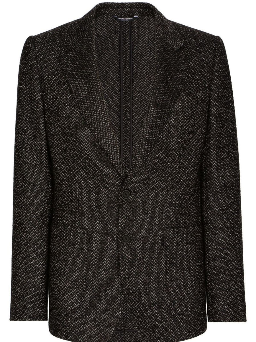 Uomo DOLCE&GABBANA Blazer | Blazer Monopetto In Boucle