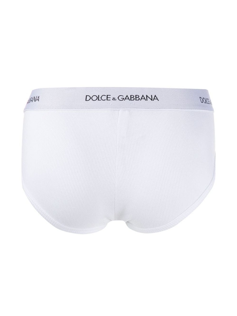 Uomo DOLCE&GABBANA Intimo | Slip Con Elastco Logato