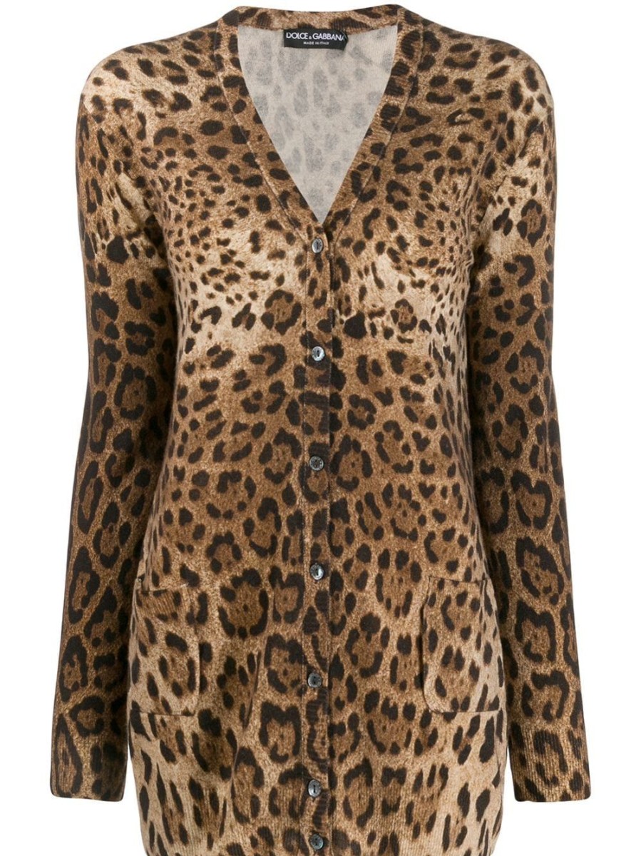 Donna DOLCE&GABBANA Cardigan | Cardigan Leopardato