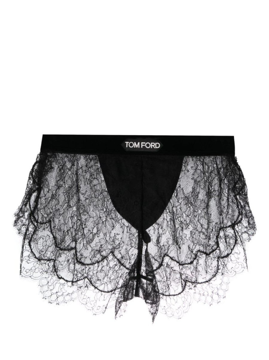 Uomo TOM FORD Intimo | Boxer Con Pizzo