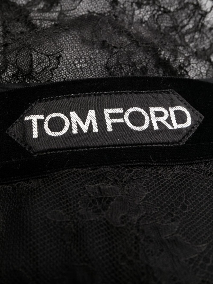 Uomo TOM FORD Intimo | Boxer Con Pizzo