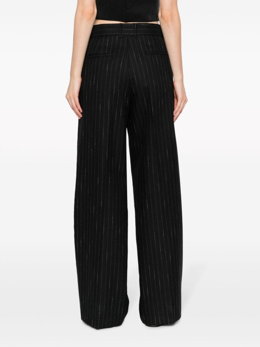 Donna MSGM Pantaloni | Pantaloni A Gamba Larga