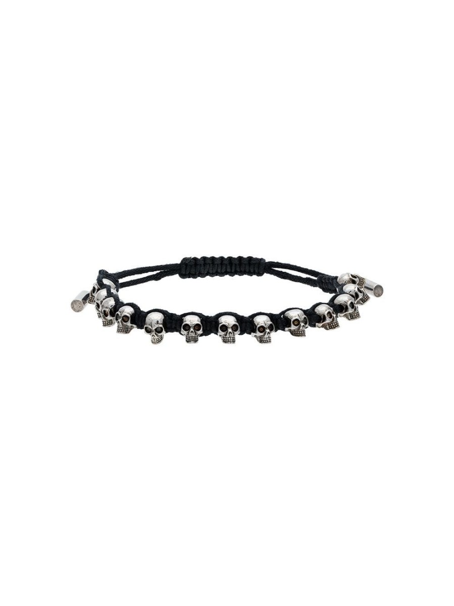 Uomo ALEXANDER MCQUEEN Braccialetti | Braccialetto Con Teschi