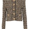 Donna BALMAIN Capispalla | Giacca Cropped In Tweed