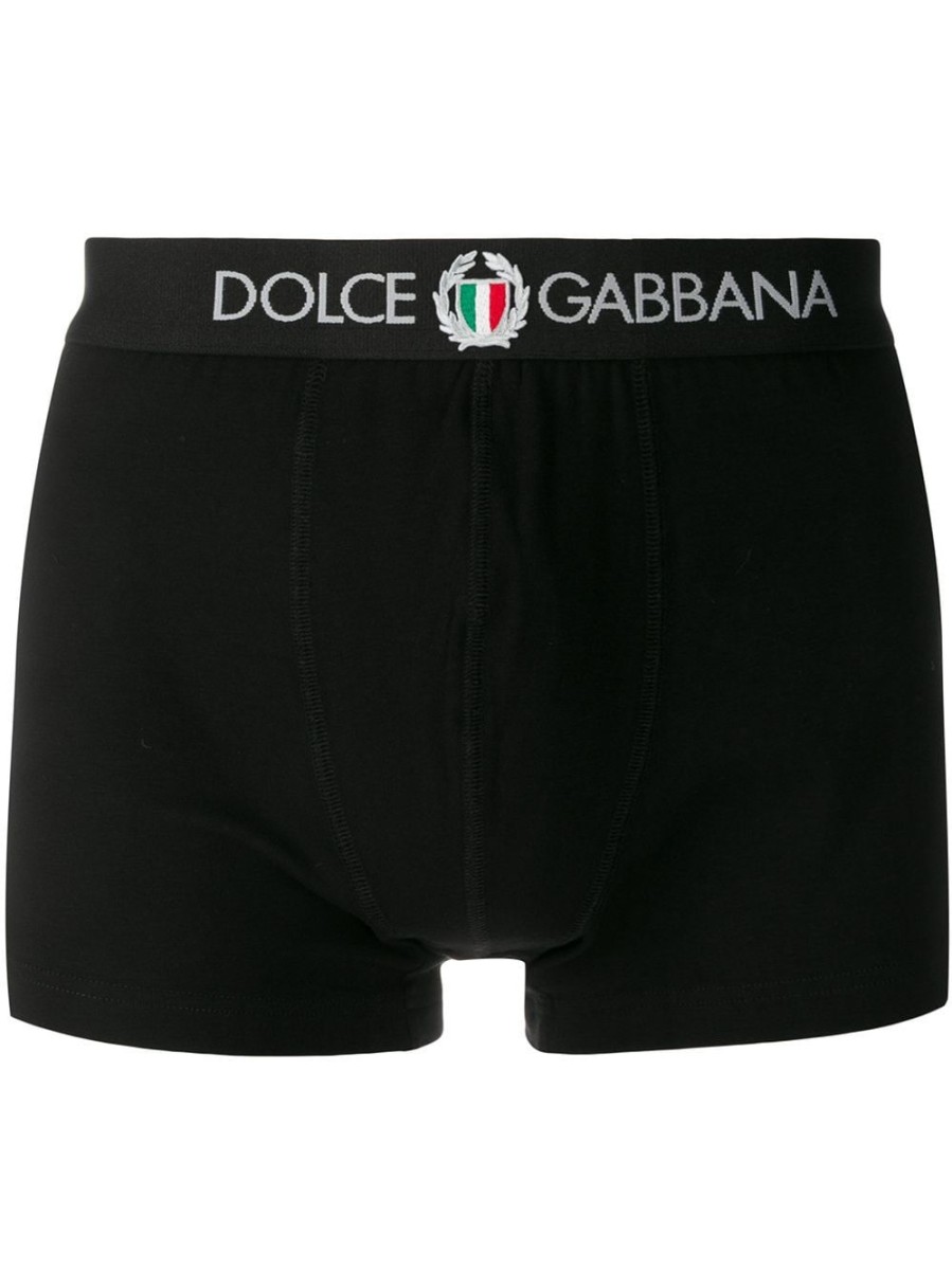 Uomo DOLCE&GABBANA Intimo | Boxer Elastico Logato