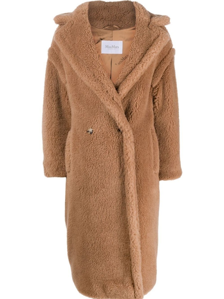 Donna MAX MARA Capispalla | Cappotto Doppiopetto Teddy