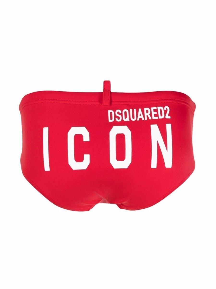 Uomo DSQUARED2 Costumi | Costume Da Bagno Slip