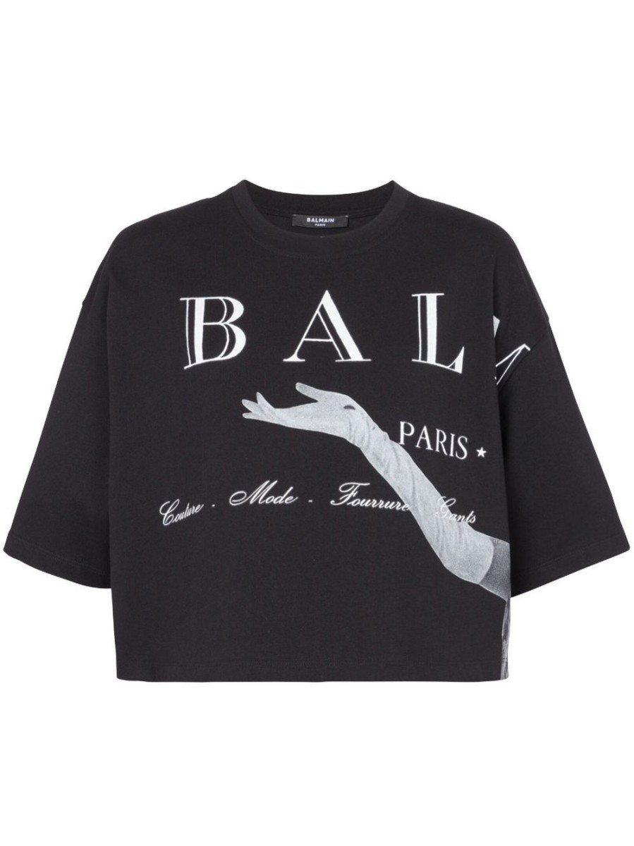 Donna BALMAIN T-Shirt | T-Shirt Jolie- Madame