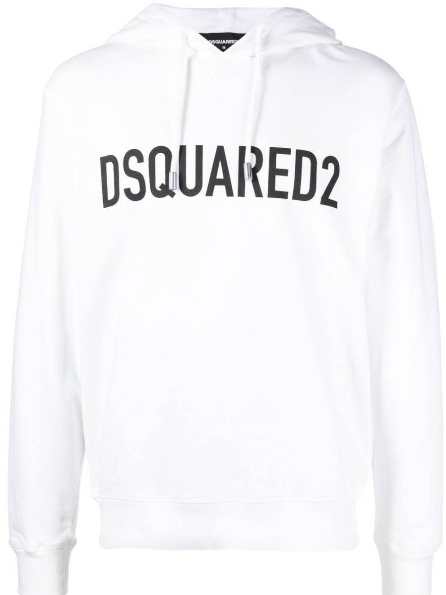 Uomo DSQUARED2 Felpe | Felpa Con Cappuccio