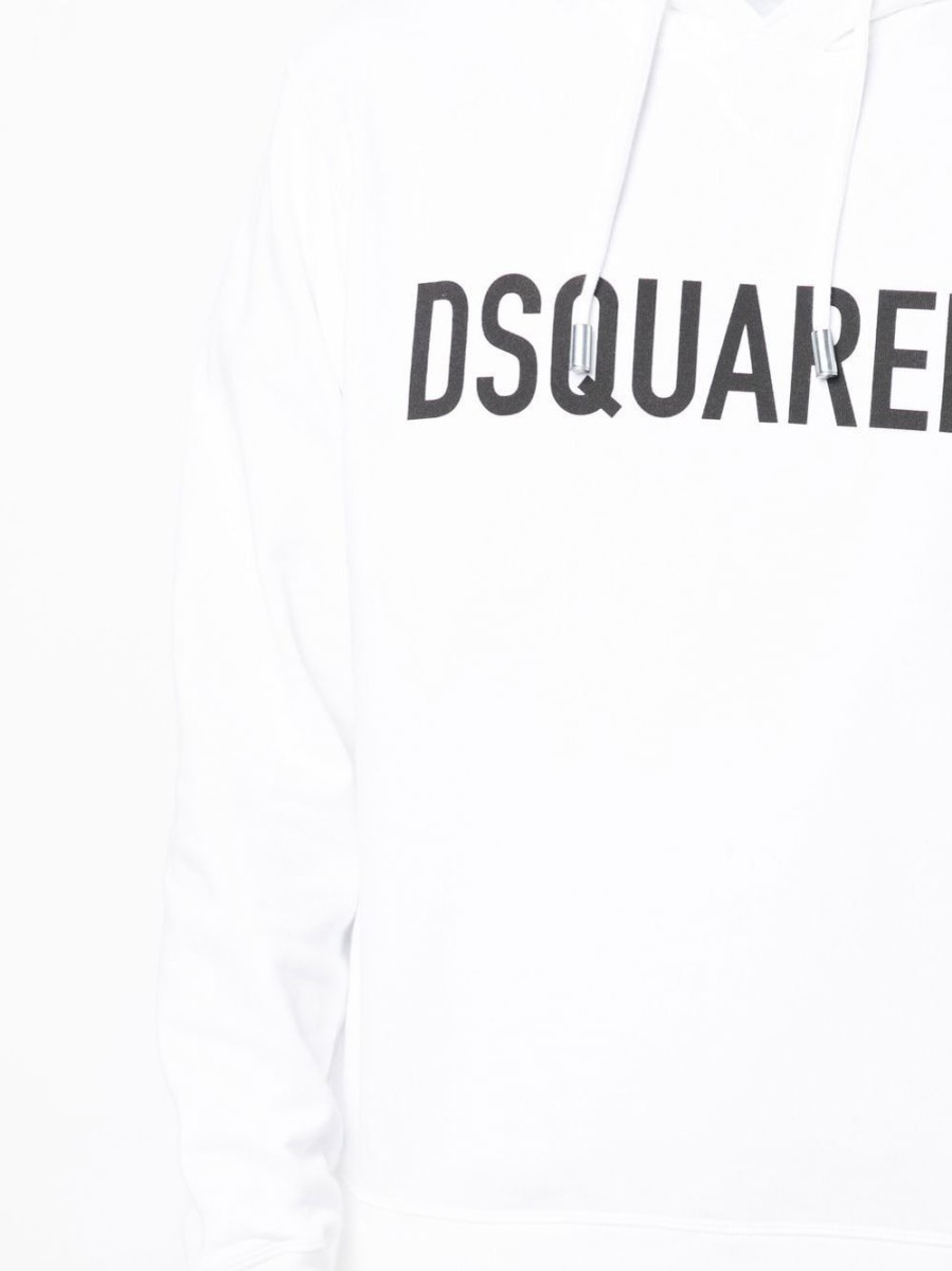 Uomo DSQUARED2 Felpe | Felpa Con Cappuccio