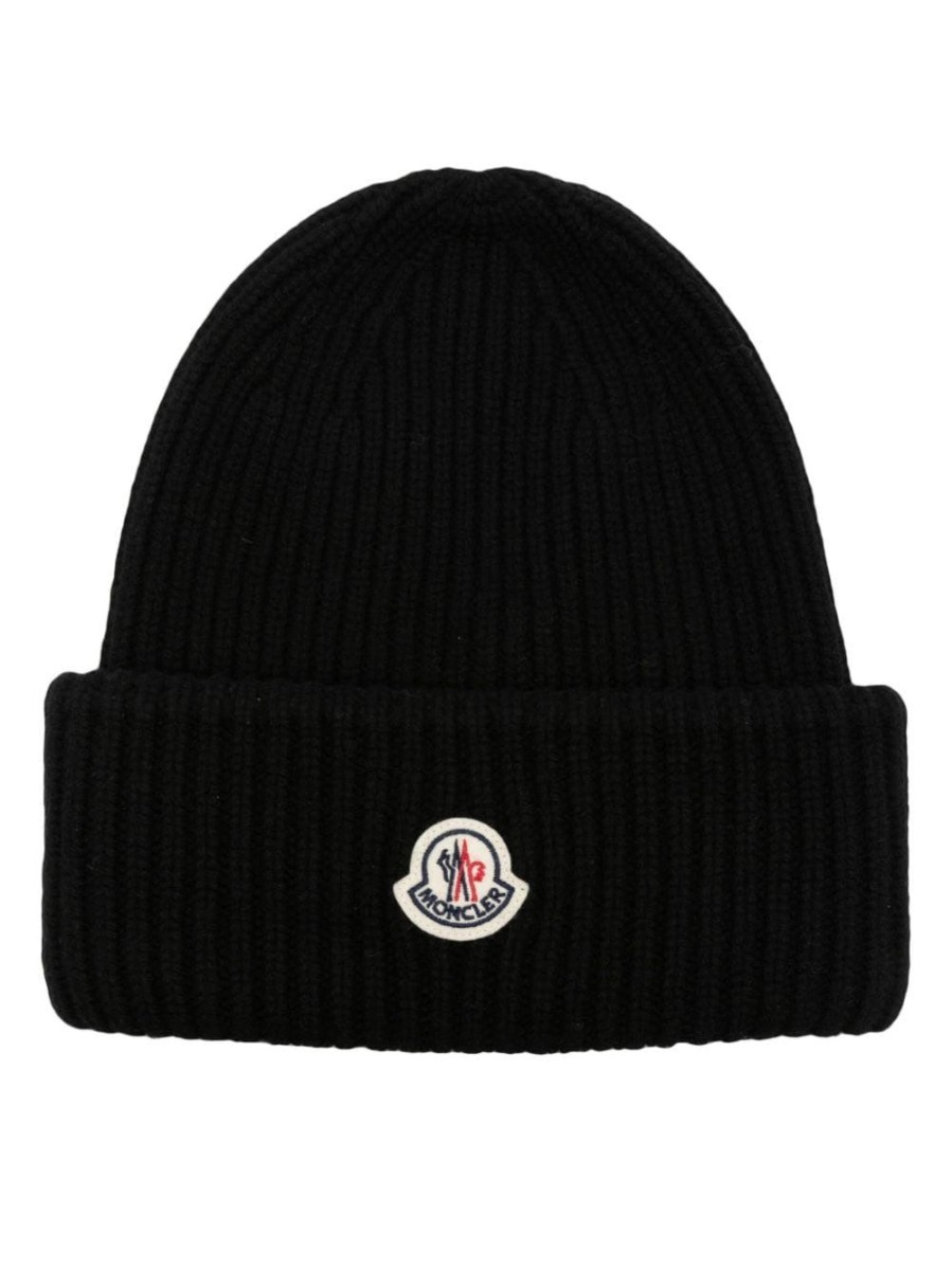 Uomo MONCLER Cappelli | Berretto A Coste