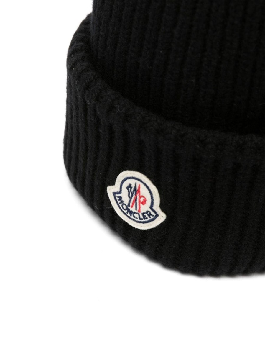 Uomo MONCLER Cappelli | Berretto A Coste