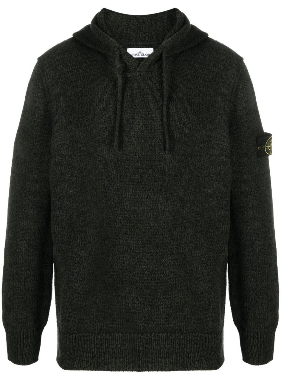 Uomo STONE ISLAND Maglieria | Maglione Con Cappuccio