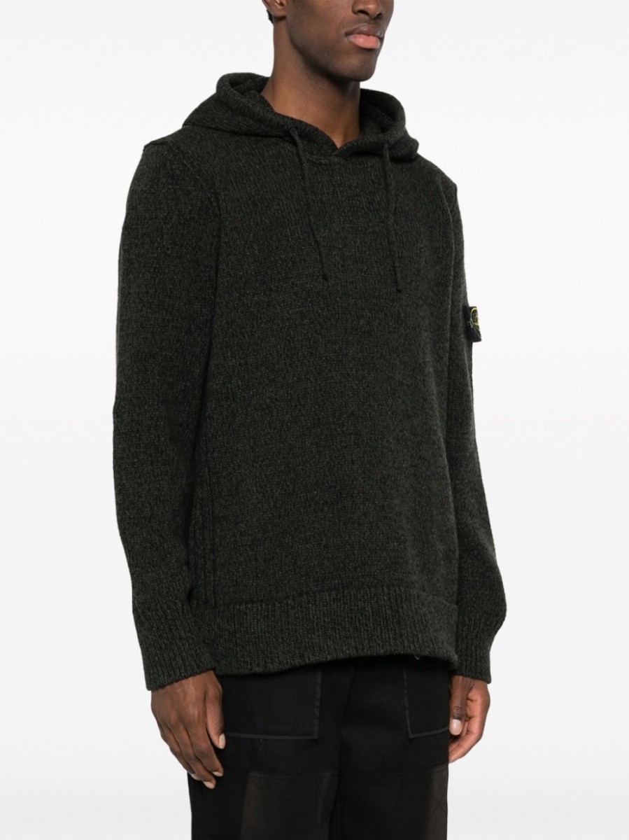 Uomo STONE ISLAND Maglieria | Maglione Con Cappuccio